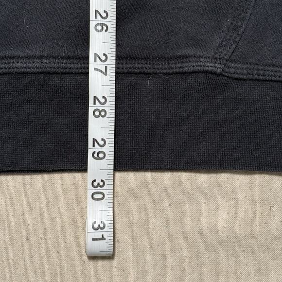 Vintage Nike Center Swoosh Hoodie Mens XXL Black Distressed Y2K Plum Softball - Picture 7 of 10